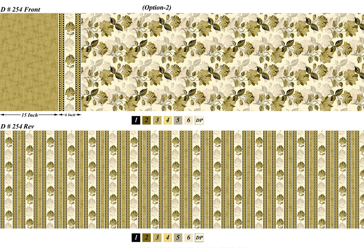 Premium Organic Cotton Floral Bedsheet Set – Elegant Mustard & Cream Printed Bedding with Matching Pillow Covers | Single & King Size